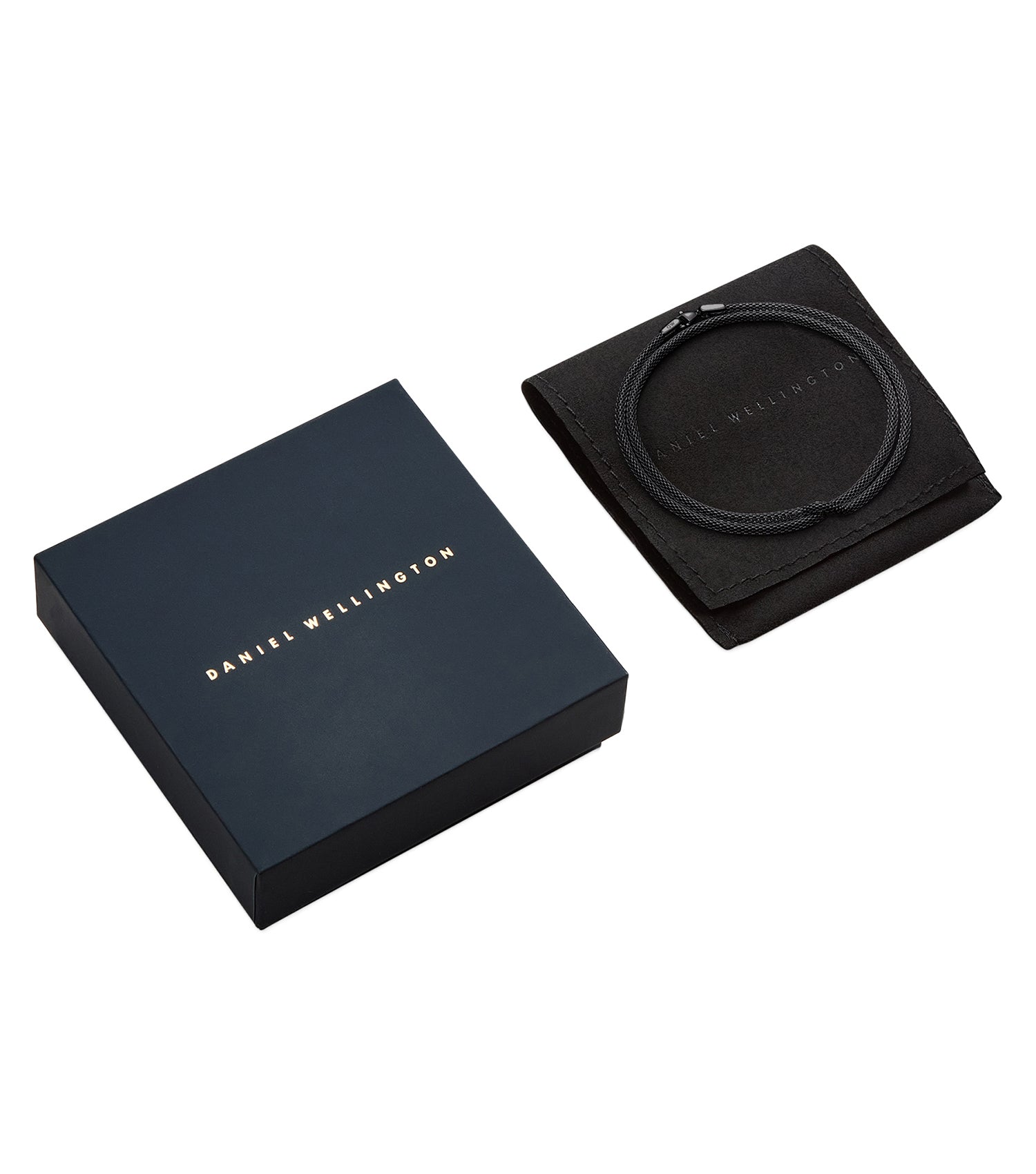 Tide Mesh Necklace Black 2.8