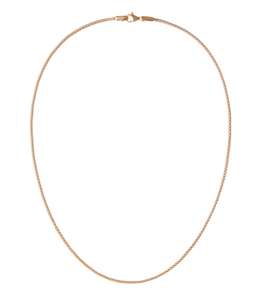 Tide Mesh Necklace Rose Gold 1.8