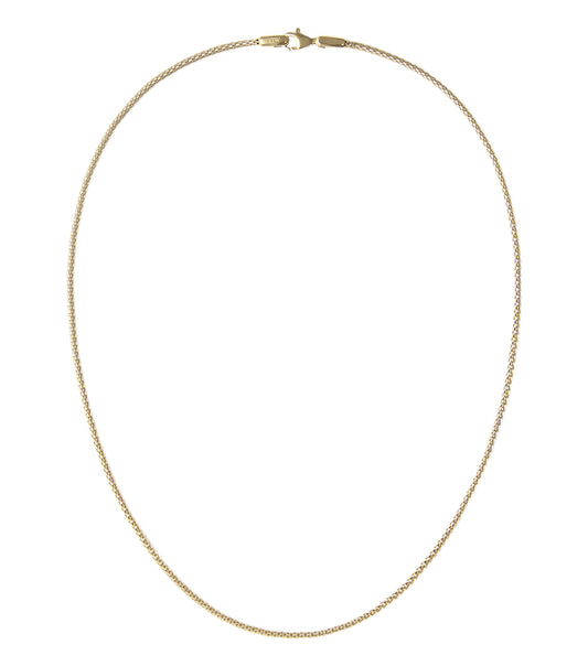Tide Mesh Necklace Gold 1.8