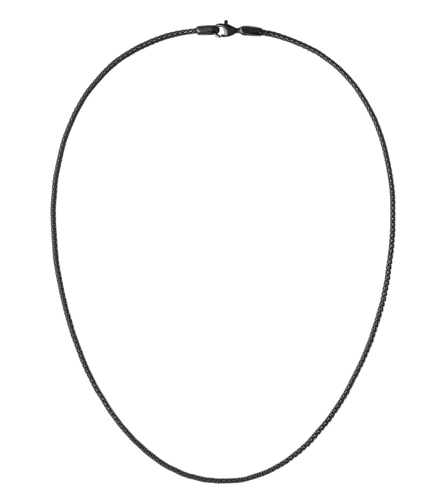 Tide Mesh Necklace Black 1.8
