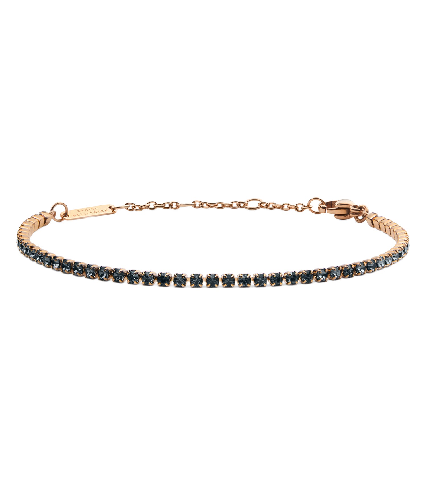 Classic Tennis Bracelet Nightfall Rose Gold