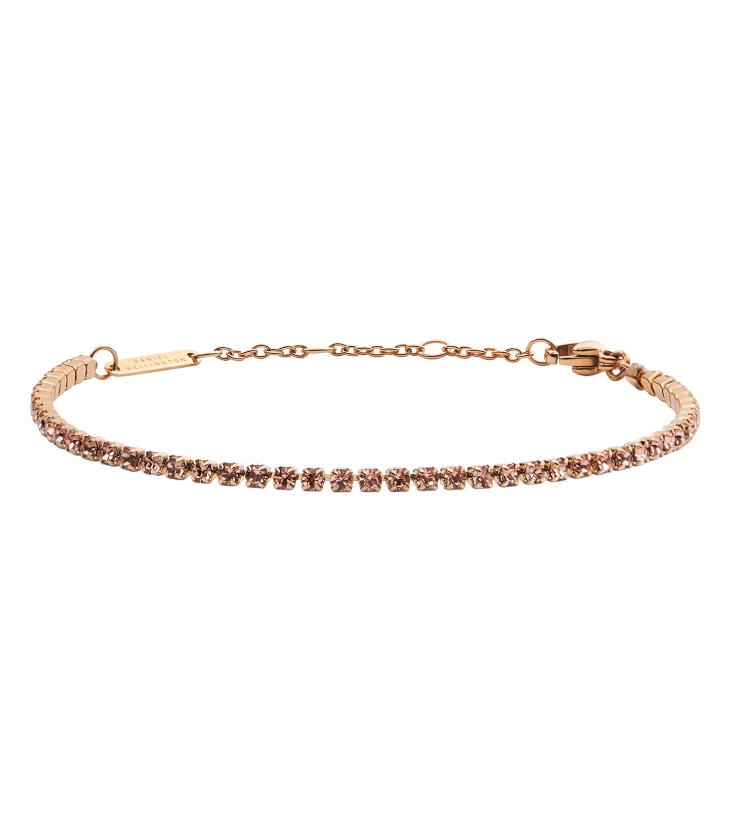Classic Tennis Bracelet Apricot Rose Gold
