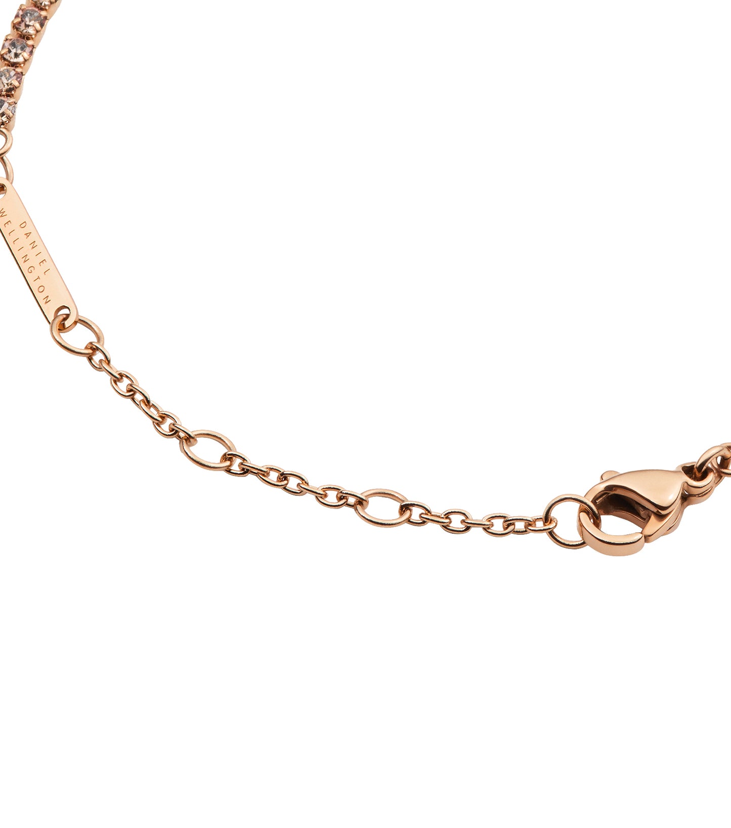 Classic Tennis Bracelet Apricot Rose Gold