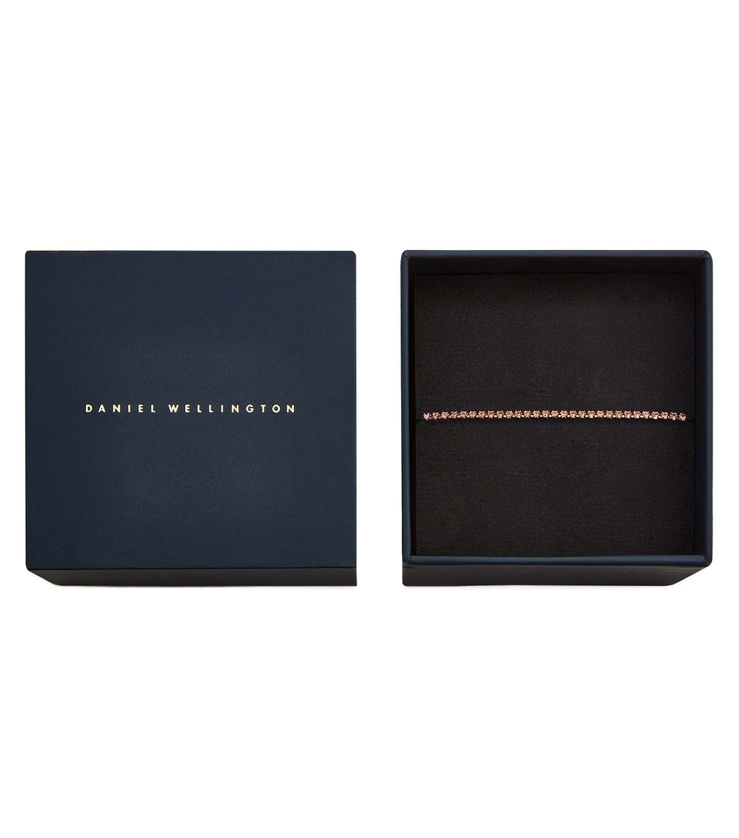 Classic Tennis Bracelet Apricot Rose Gold