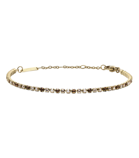 Classic Tennis Bracelet Honey Combo Gold