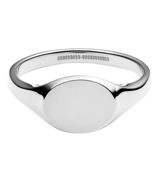 Classic Mini Signet Ring Silver