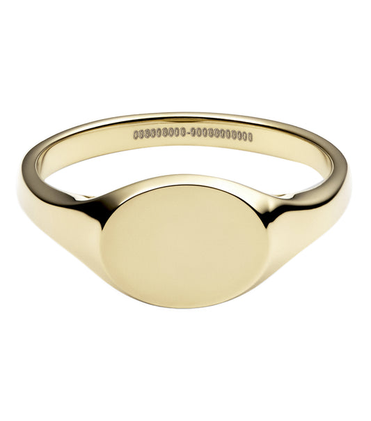 Classic Mini Signet Ring Gold