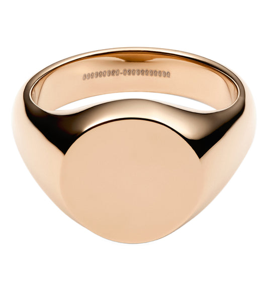 Classic Signet Ring Rose Gold