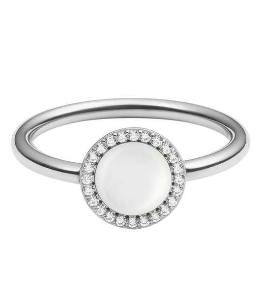 Audrey Ring Mother of Pearl Silver