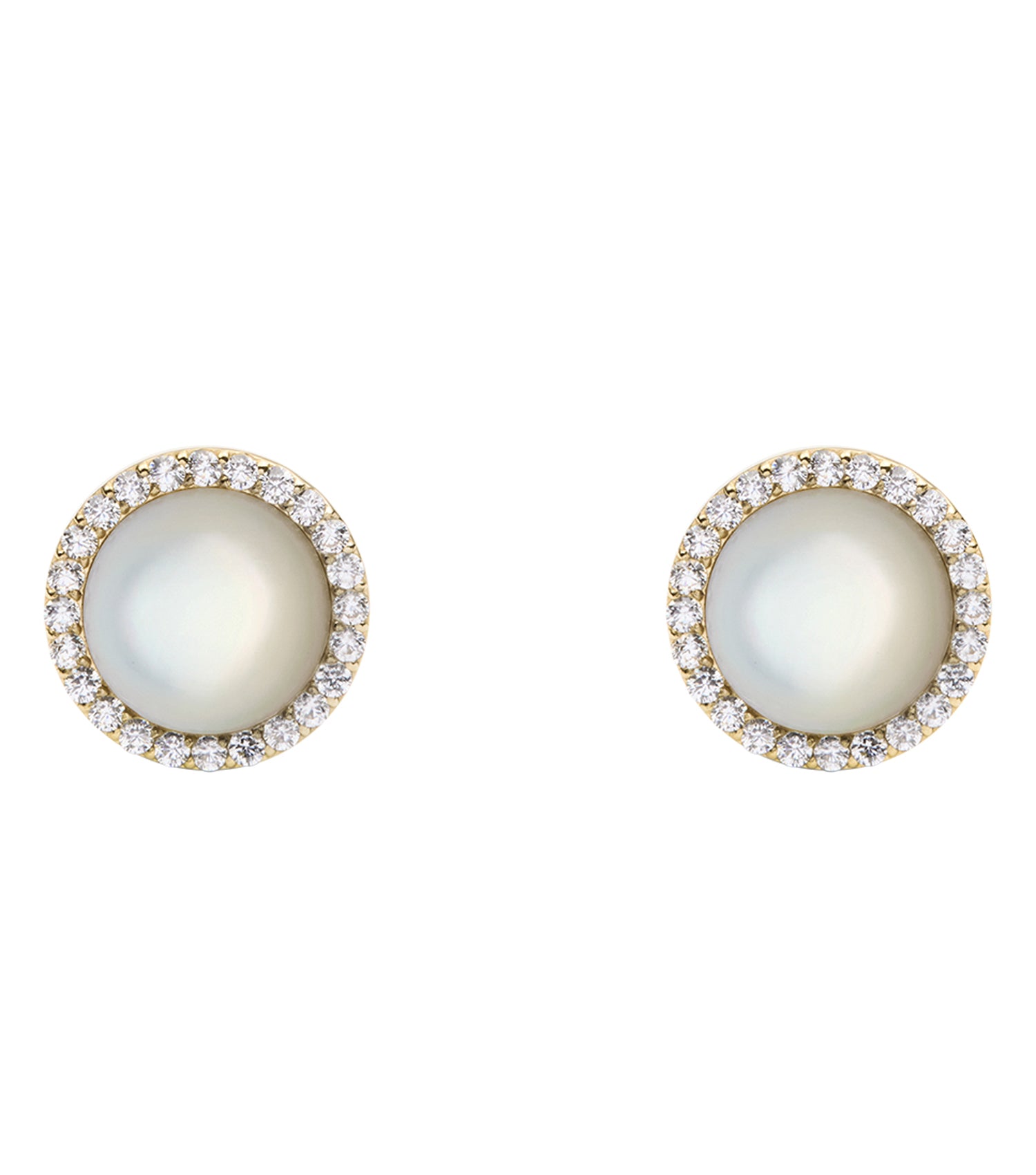 Audrey Earrings Mother of Pearl Gold
