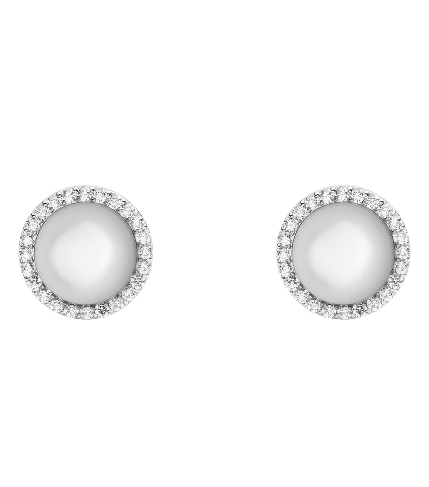 Audrey Earrings Mother of Pearl Silver