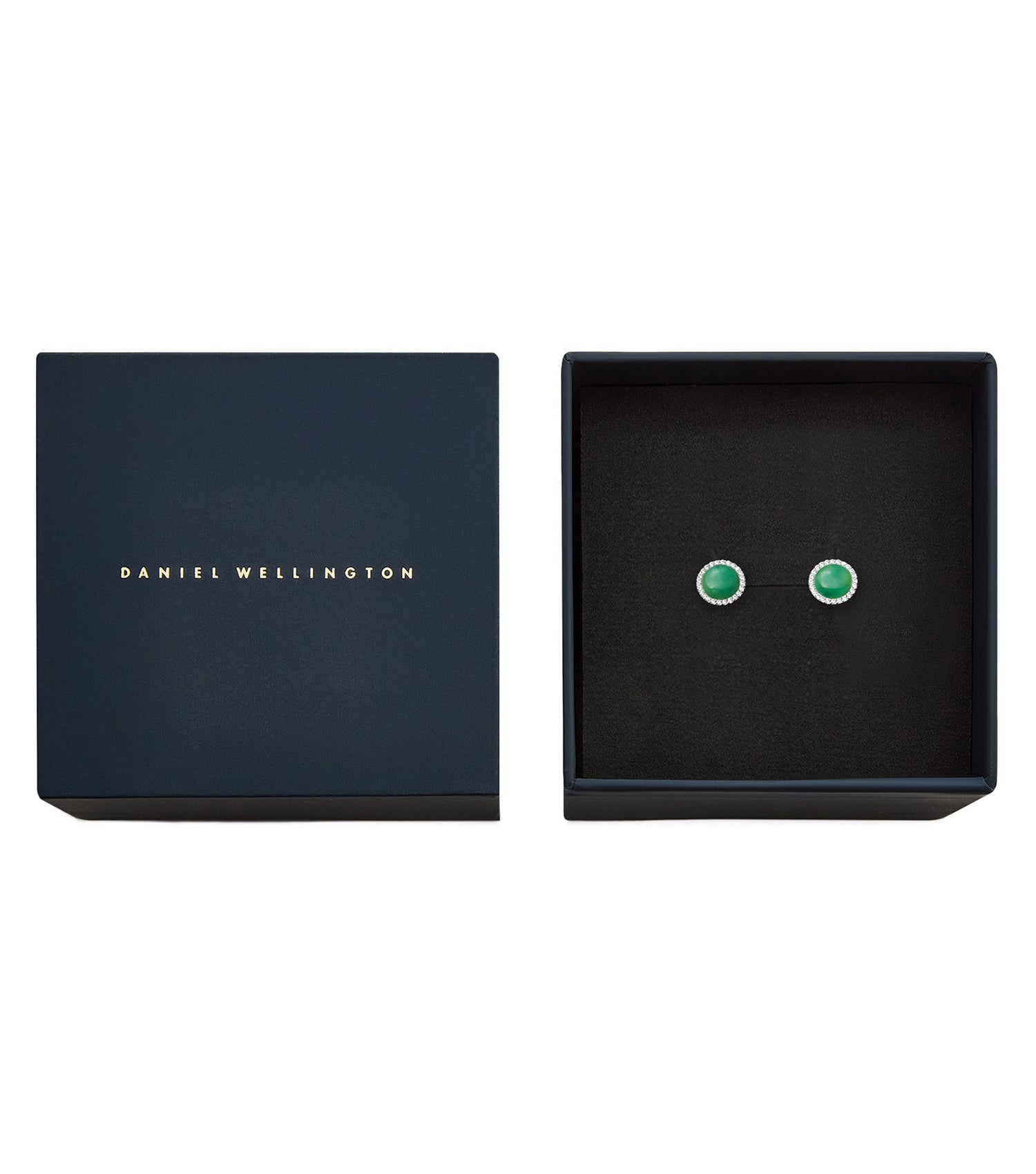 Audrey Earrings Jade Silver