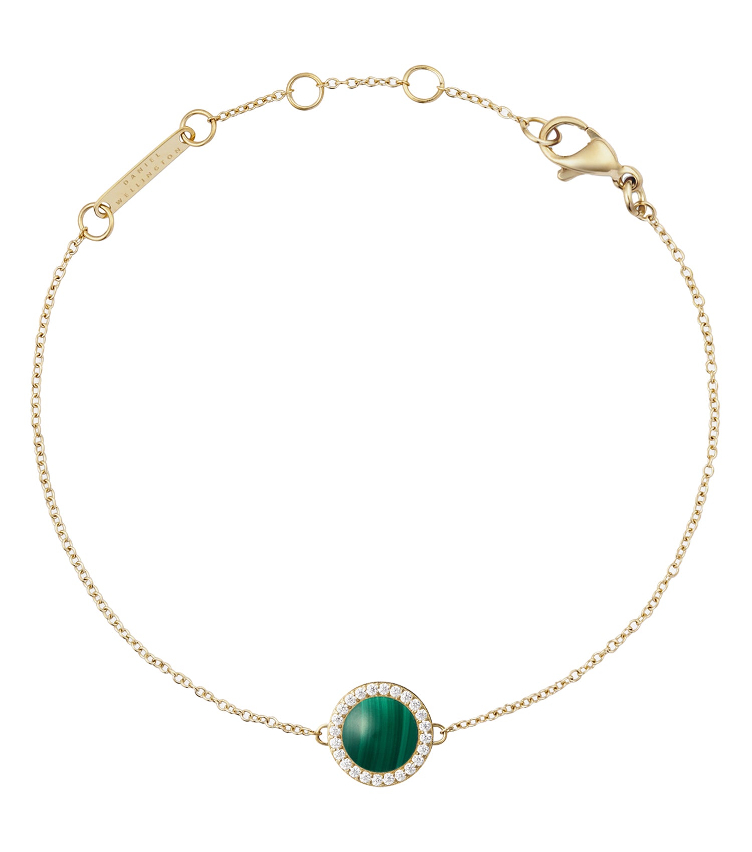 Audrey Bracelet Malachite Gold