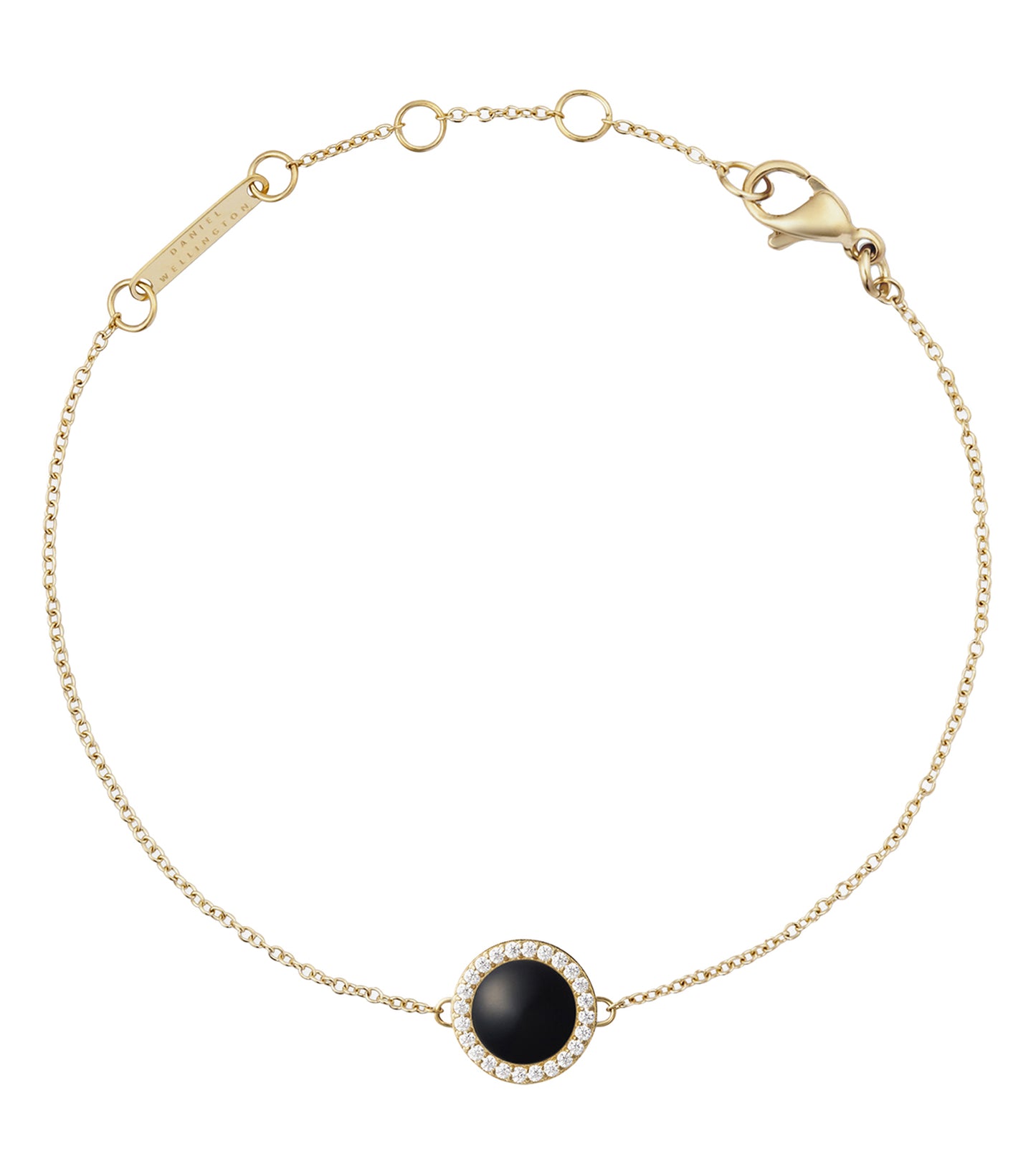 Audrey Bracelet Black Agathe Gold