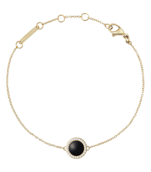 Audrey Bracelet Black Agathe Gold
