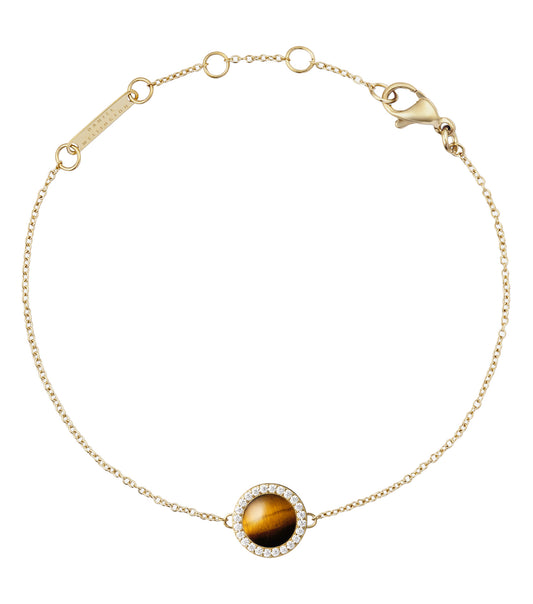 Audrey Bracelet Tiger Eye Gold