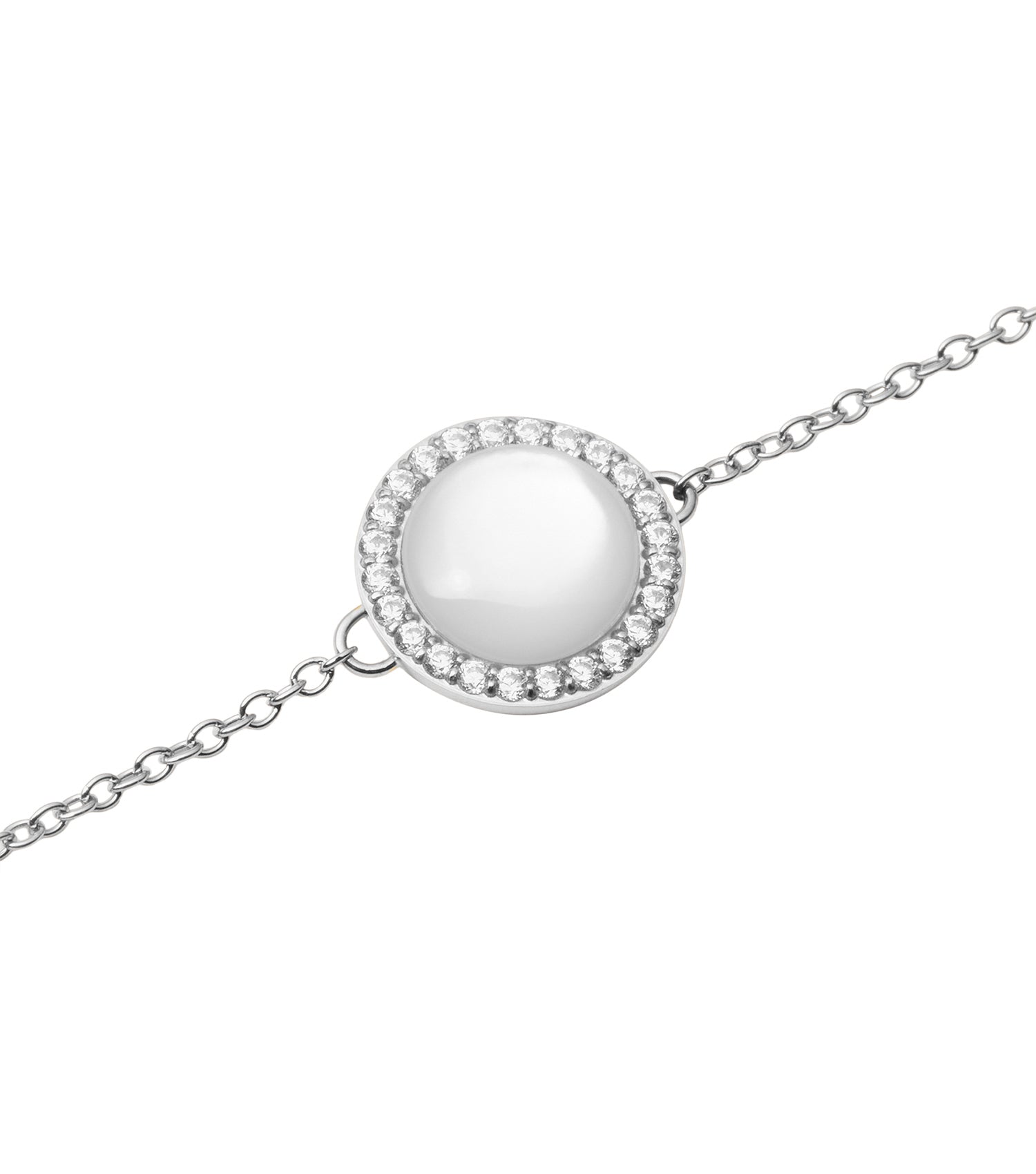Audrey Bracelet Mother of Pearl Silver