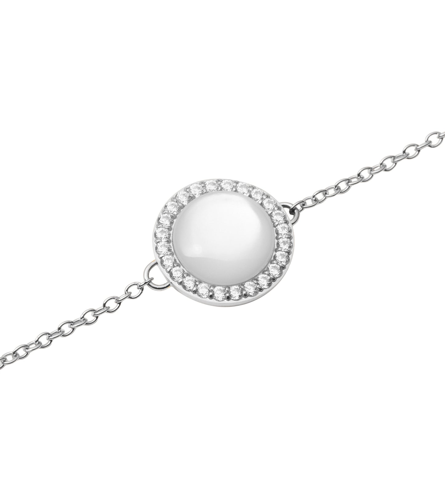Audrey Bracelet Mother of Pearl Silver