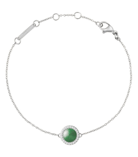 Audrey Bracelet Jade Silver