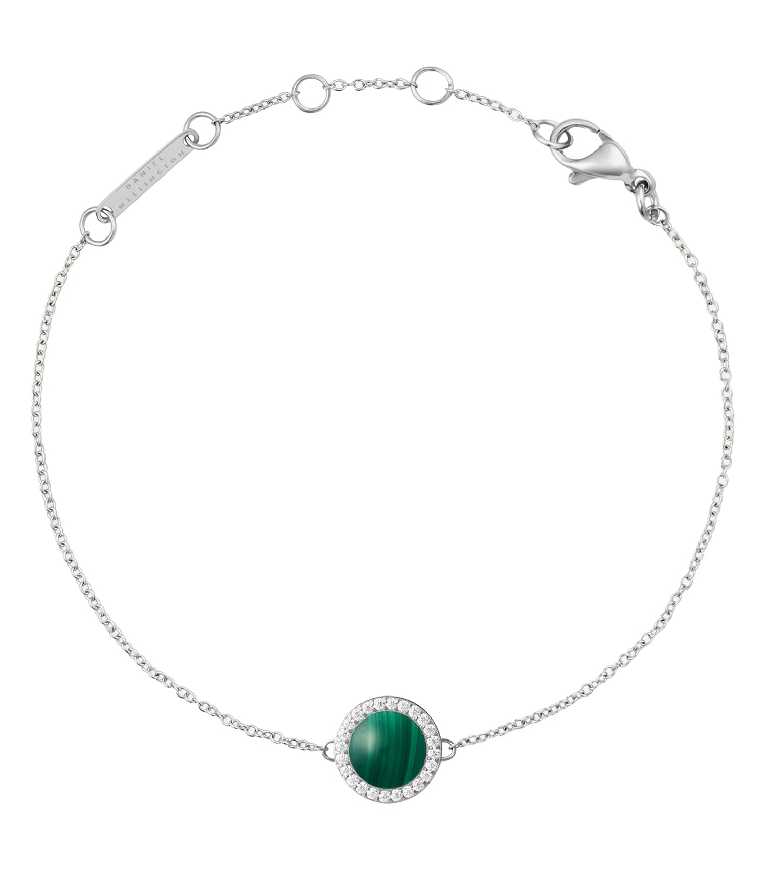 Audrey Bracelet Malachite Silver