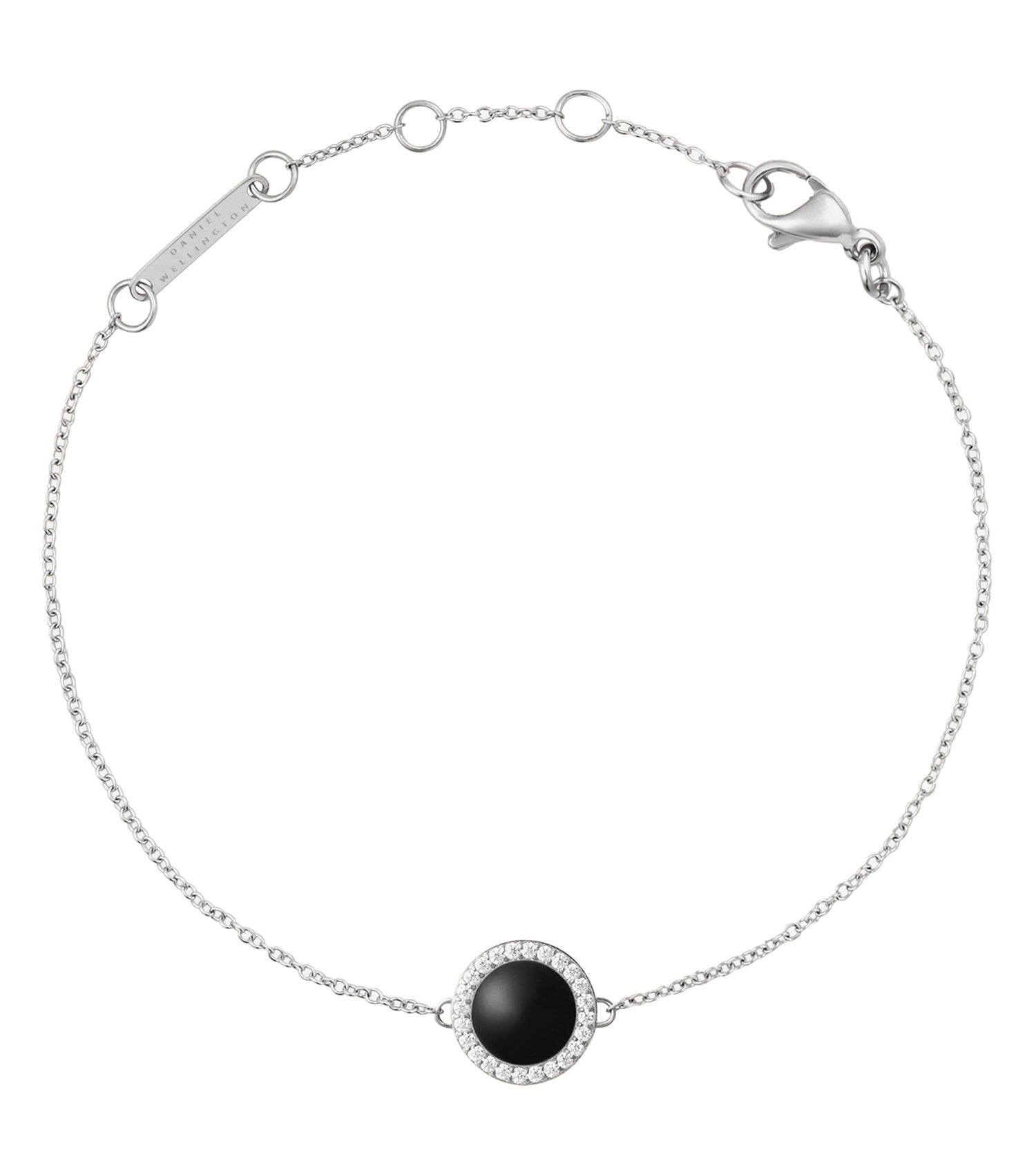 Audrey Bracelet Black Agathe Silver