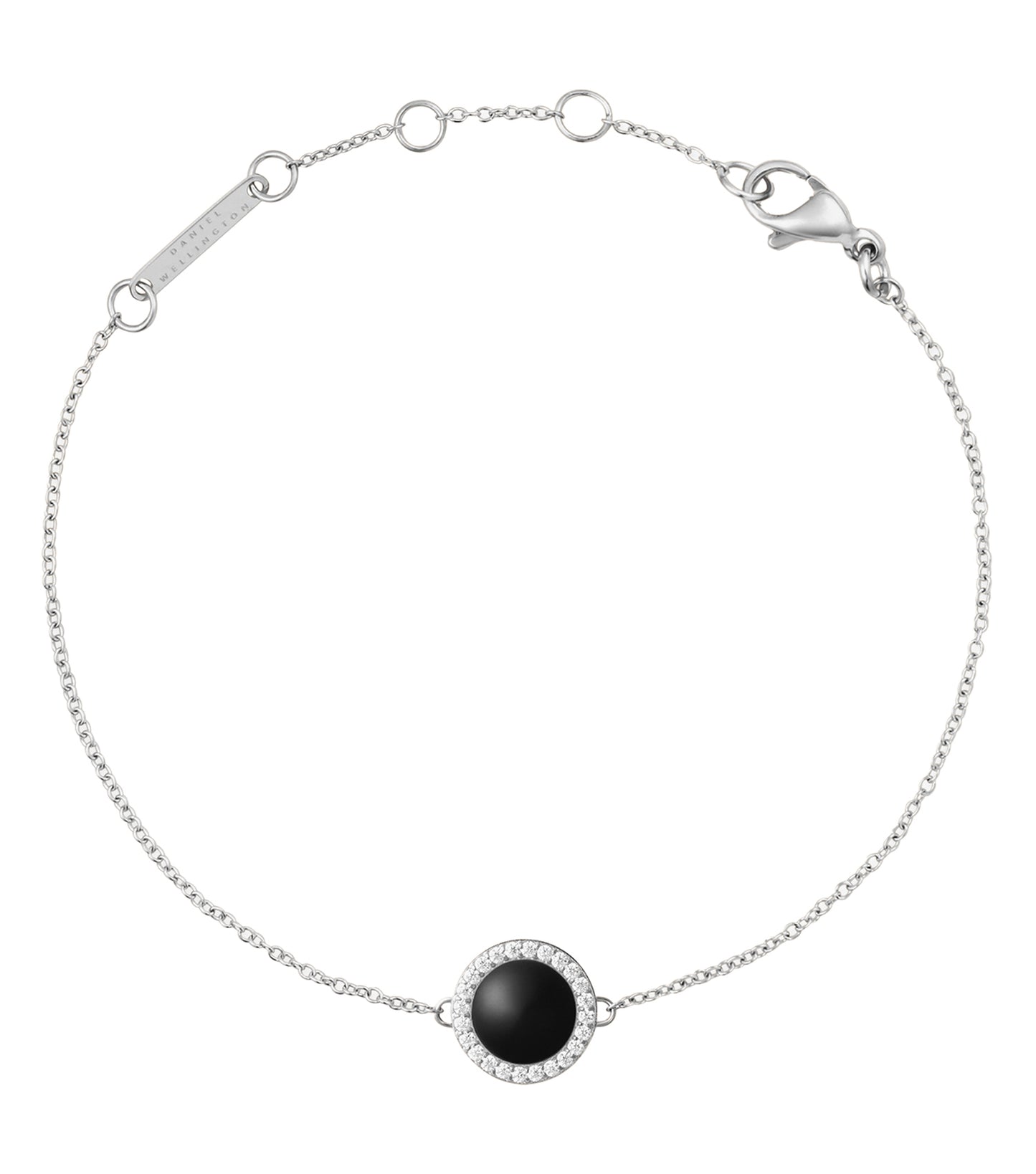 Audrey Bracelet Black Agathe Silver
