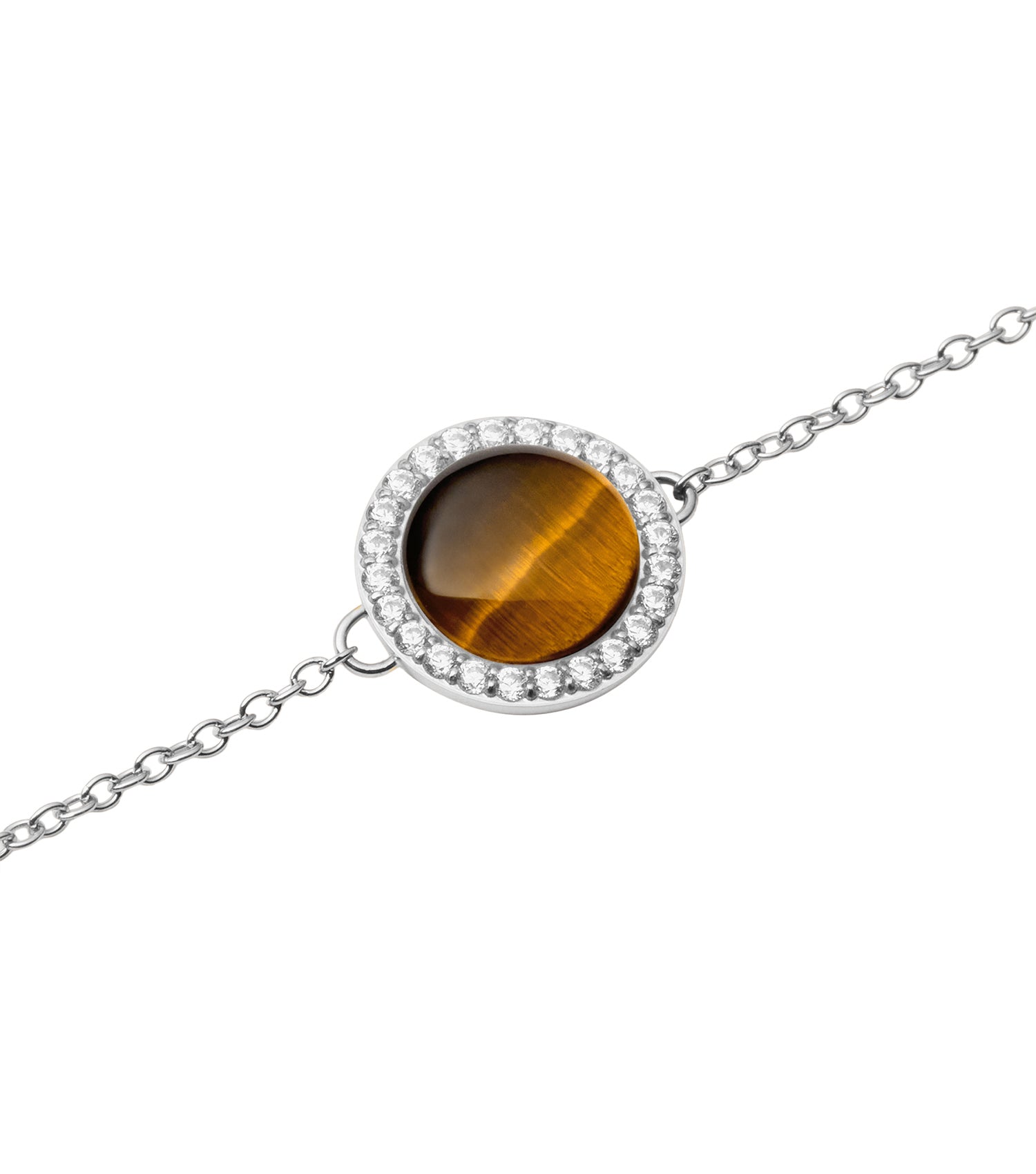 Audrey Bracelet Tiger Eye Silver