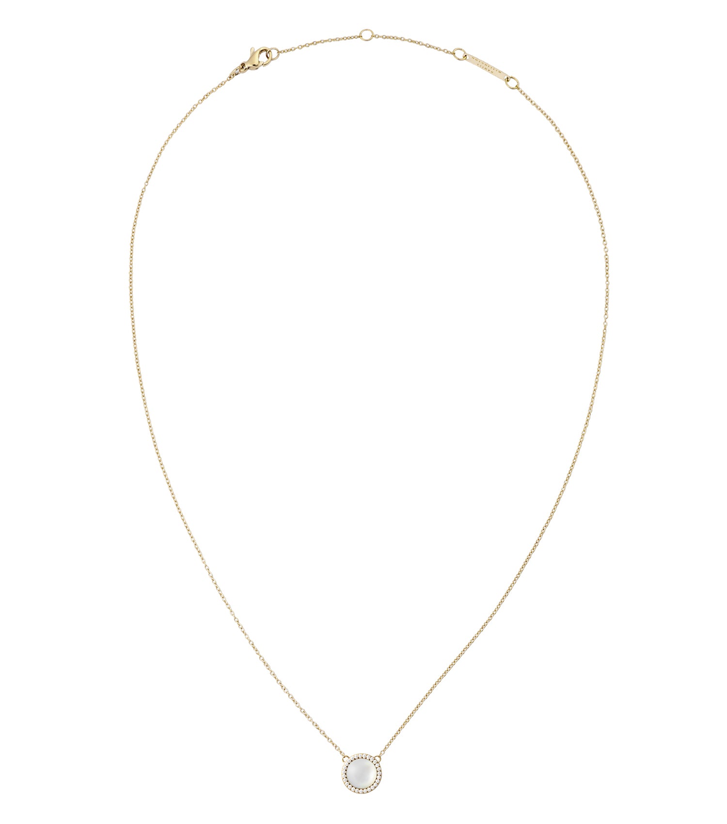 Audrey Necklace Mother of Pearl Gold