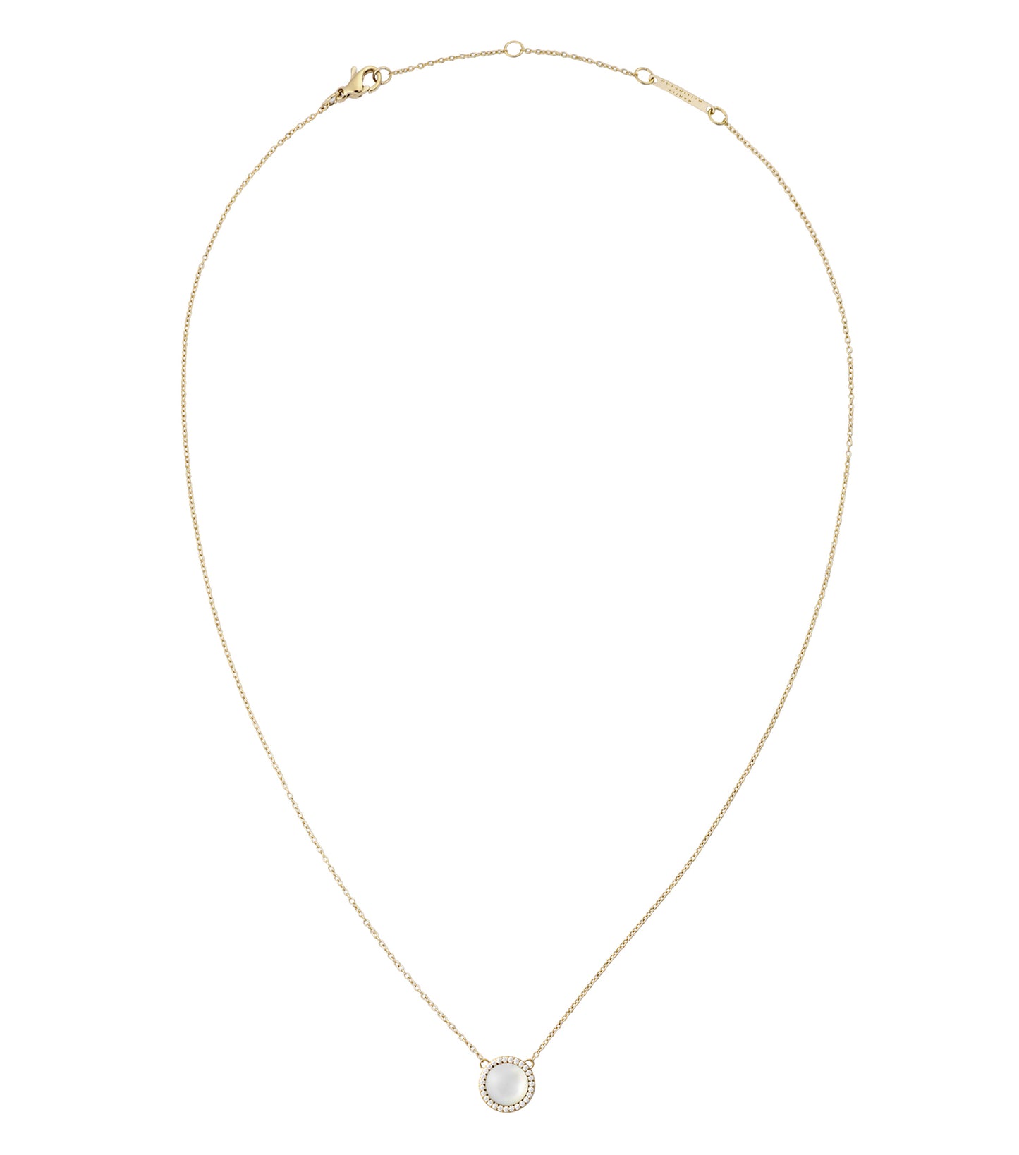 Audrey Necklace Mother of Pearl Gold