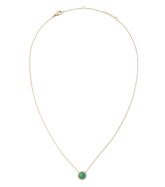Audrey Necklace Jade Gold