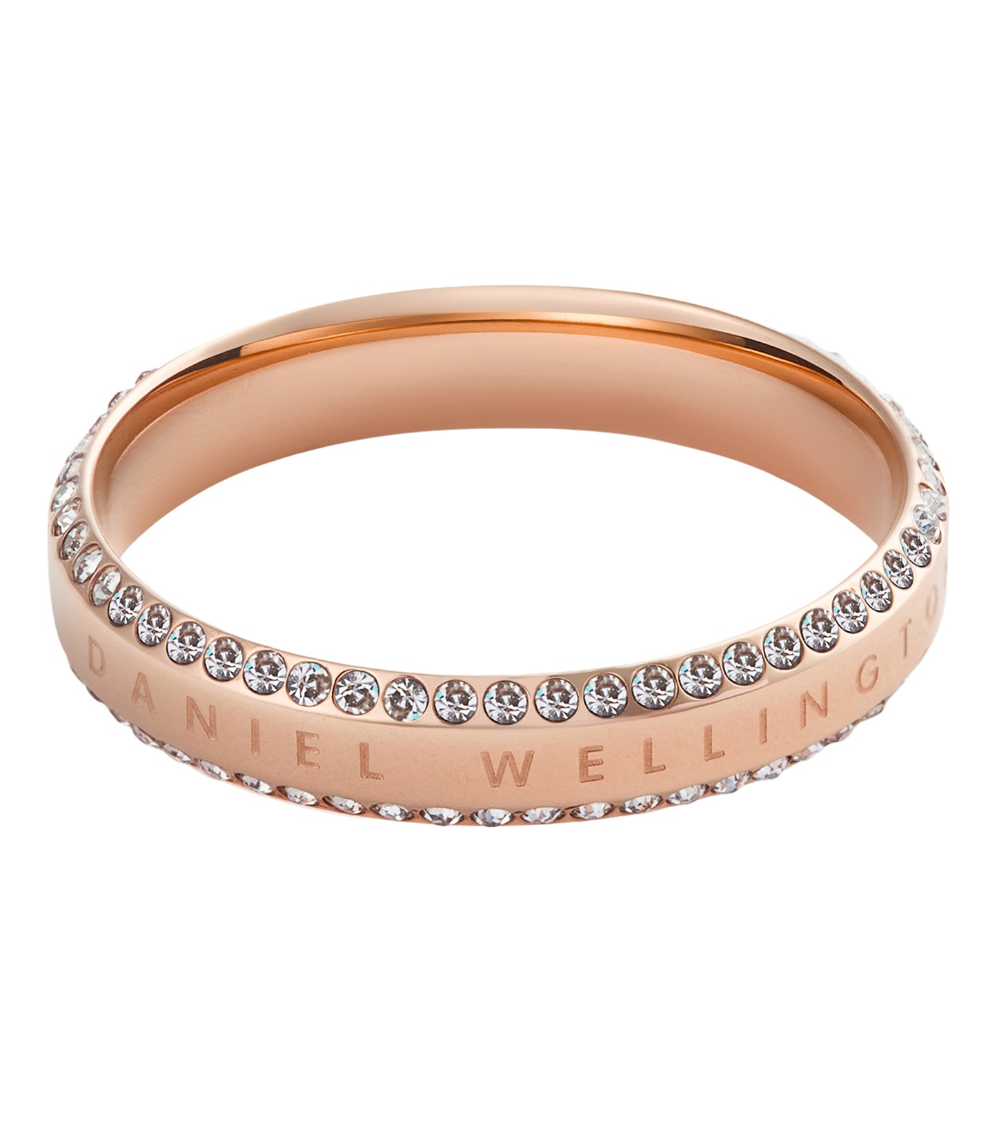 Classic Aura Ring Two Rows 58 Rose Gold