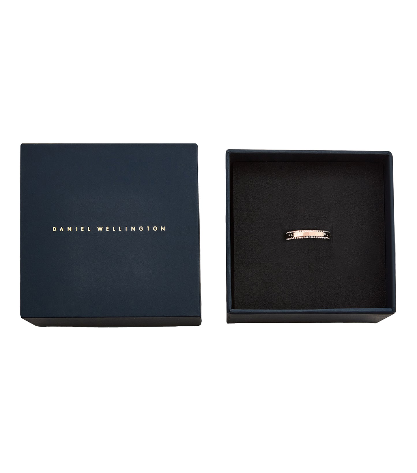 Classic Aura Ring Two Rows 58 Rose Gold