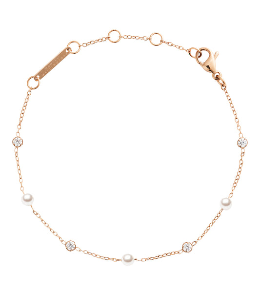 Pearl Bracelet Rose Gold