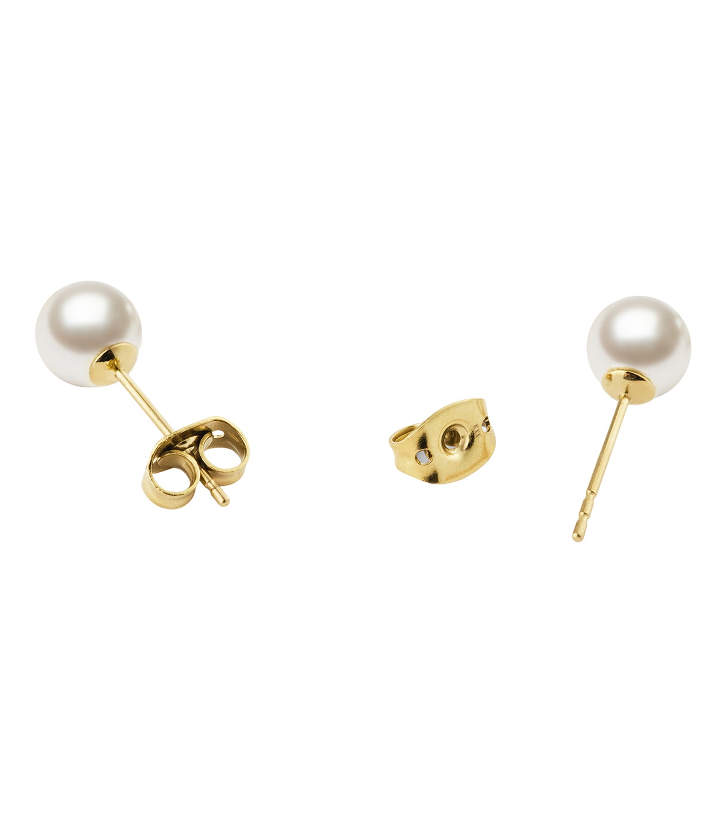 Pearl Stud Earring Gold