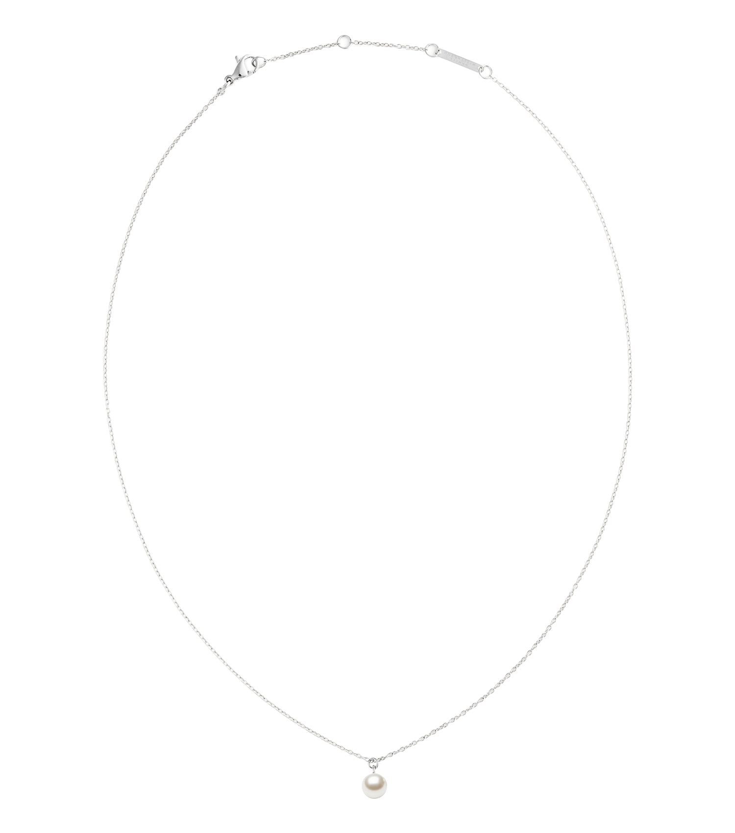 Pearl Necklace Silver