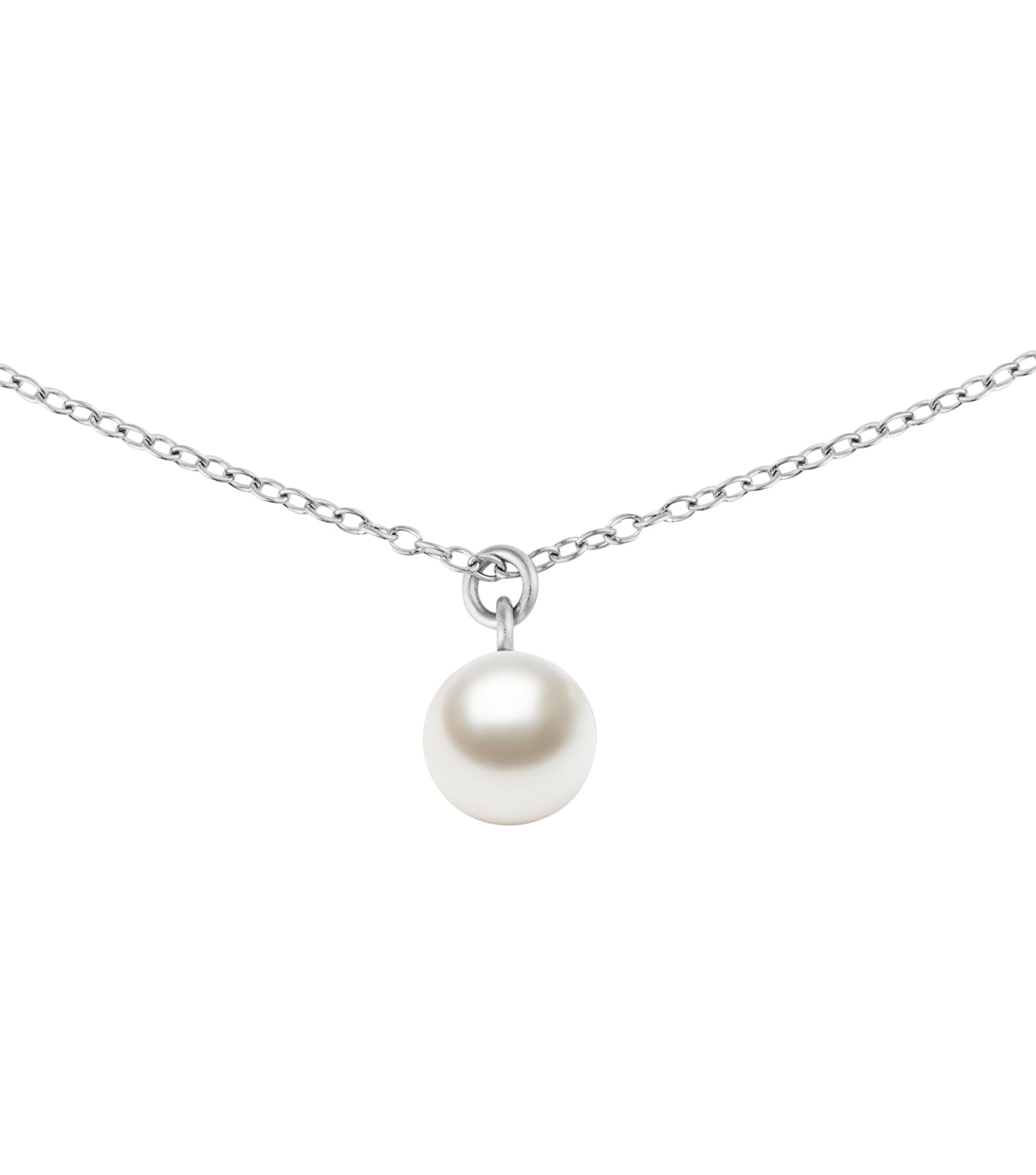 Pearl Necklace Silver
