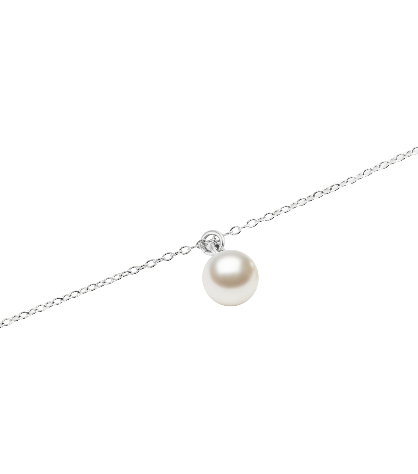 Pearl Necklace Silver