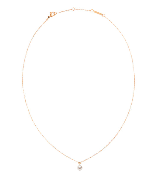 Pearl Necklace Rose Gold