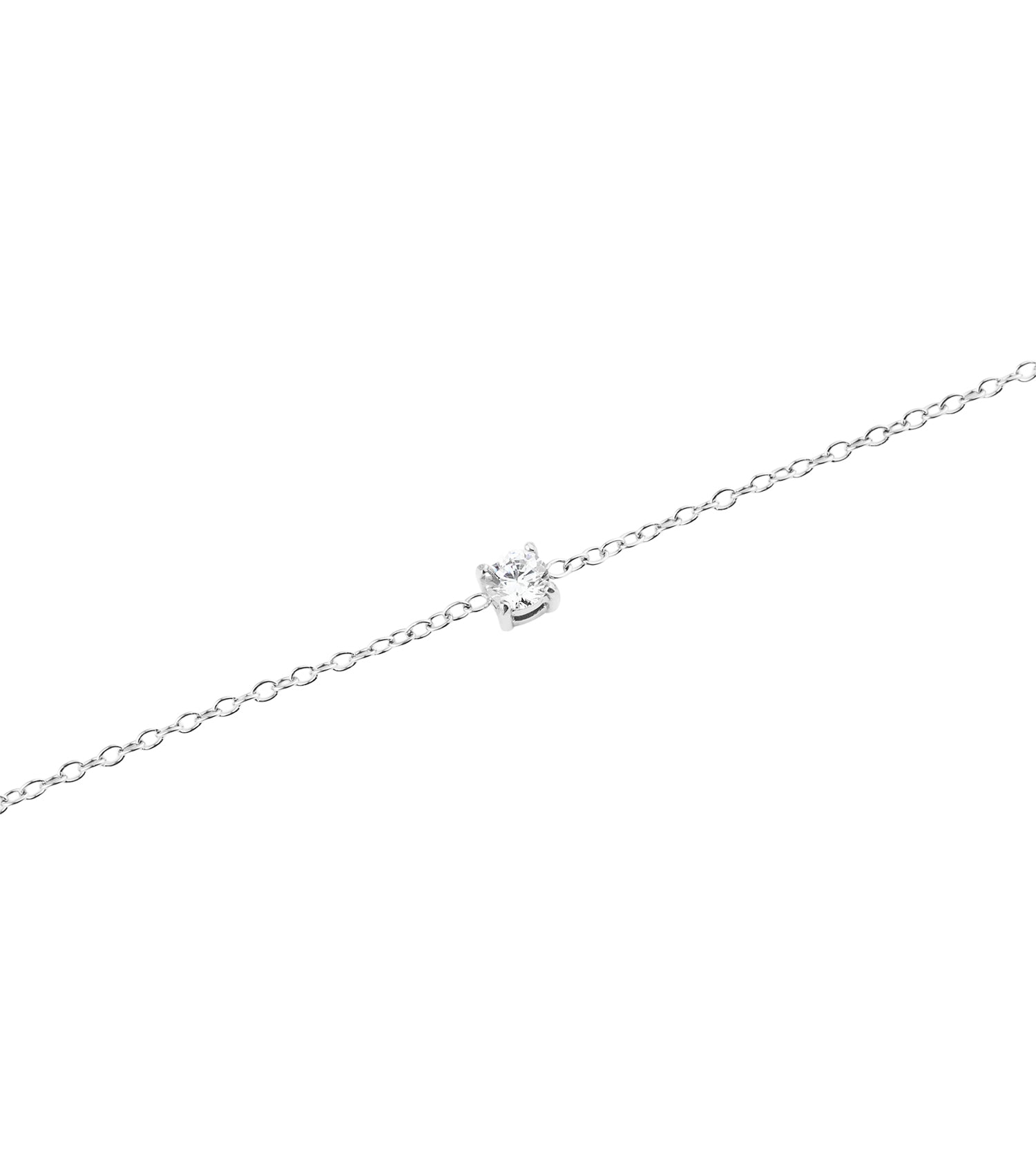 Mirelle Solitaire Bracelet Silver