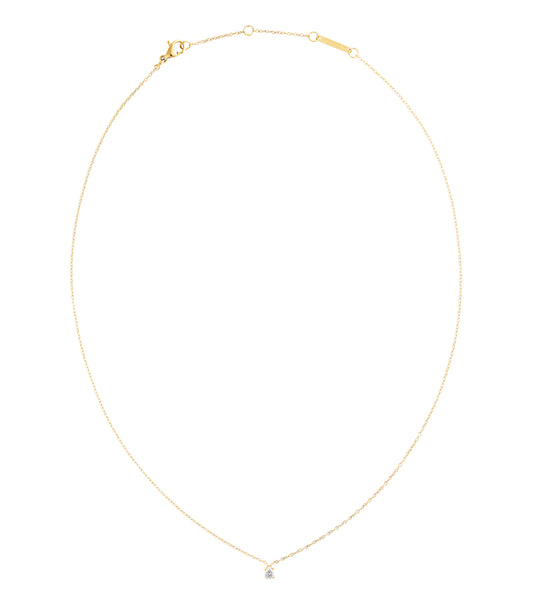 Mirelle Solitaire Necklace Gold
