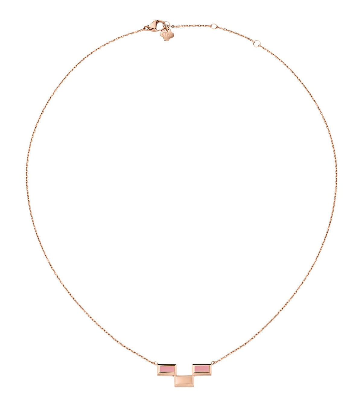 Bric Necklace Apricot Enamel RG