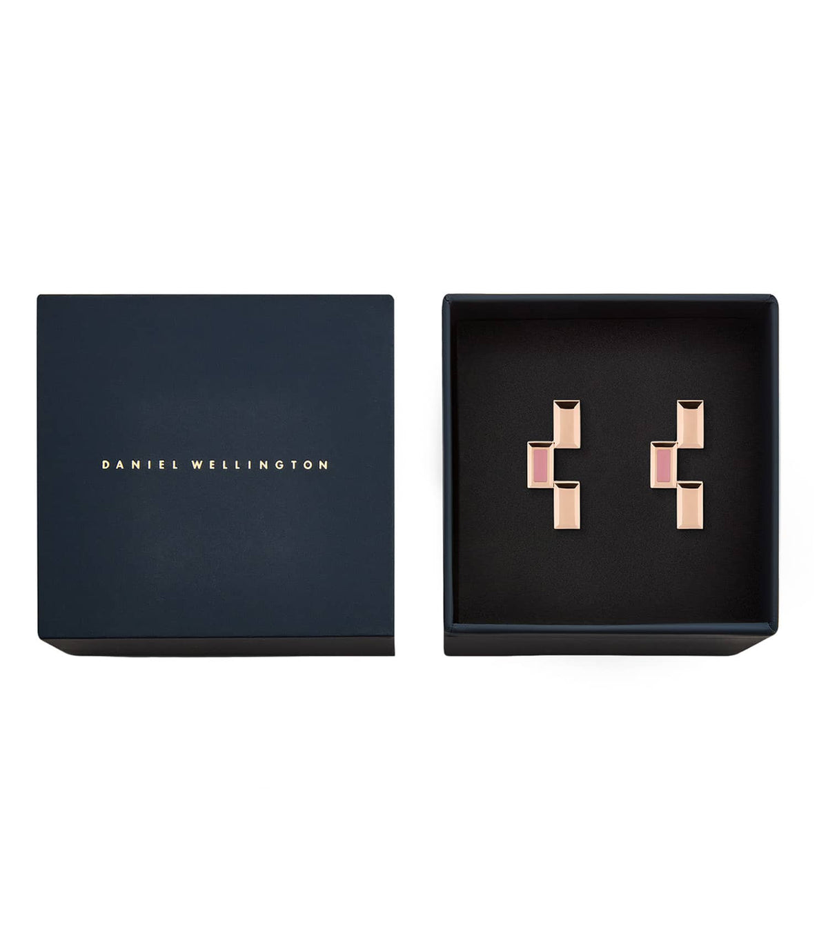 Bric Earrings Apricot Enamel RG