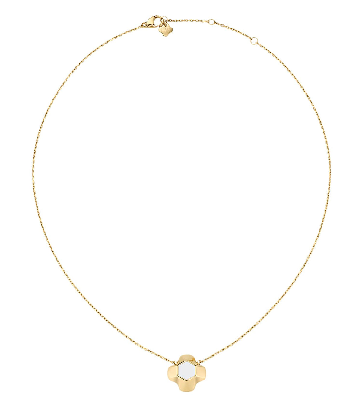 North Star Necklace 1 Medium White Enamel G