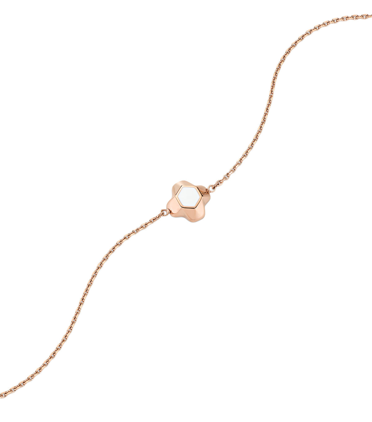 North Star Bracelet 1 Small White Enamel RG