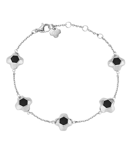 North Star Bracelet 5 Small Black Enamel S