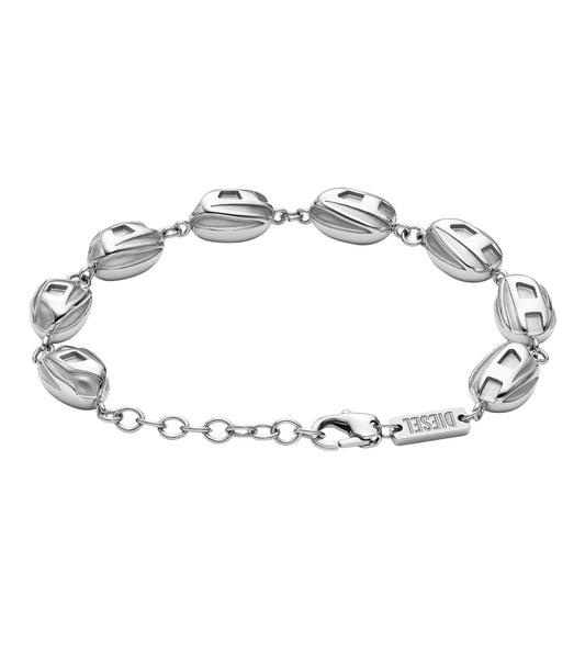 Men Steel Bracelet Silver Stainless Steel