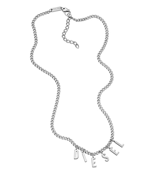 Men Steel Necklace Silver Stainless Steel