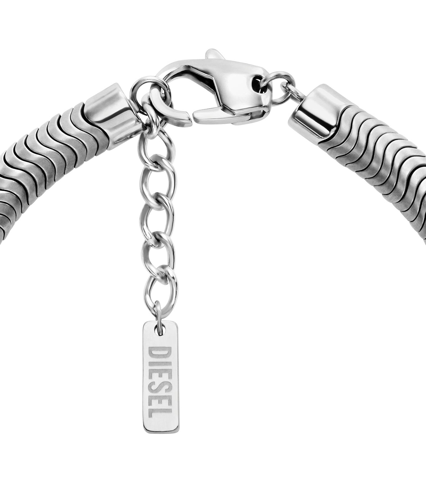 Men D Logo Bracelet 2-Tone Stainless Steel