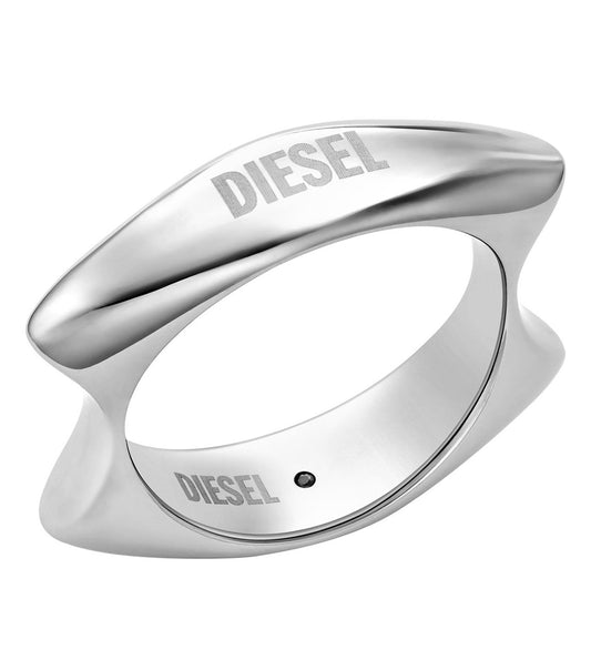 Unisex Metamorph Ring Silver Stainless Steel