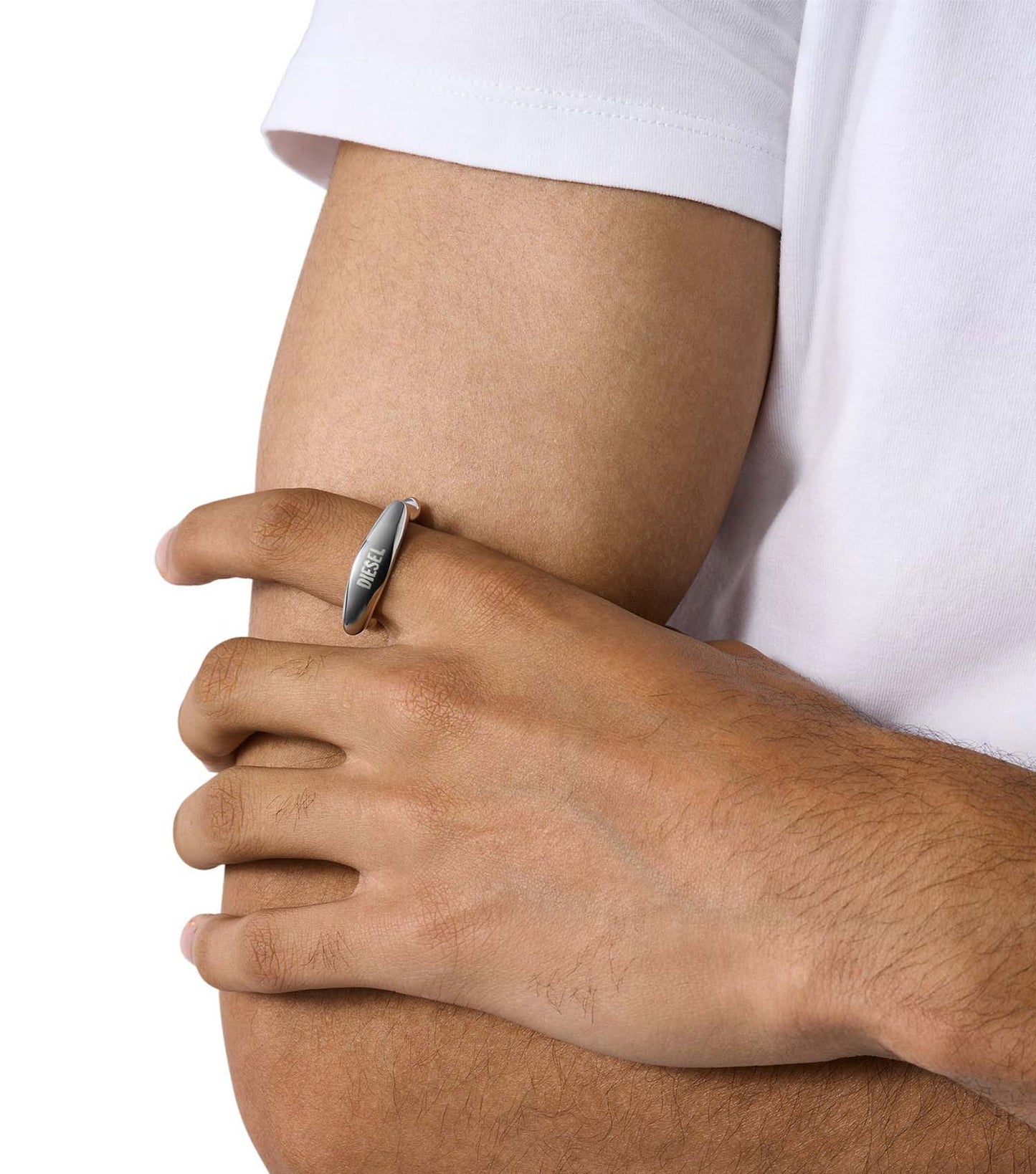 Unisex Metamorph Ring Silver Stainless Steel